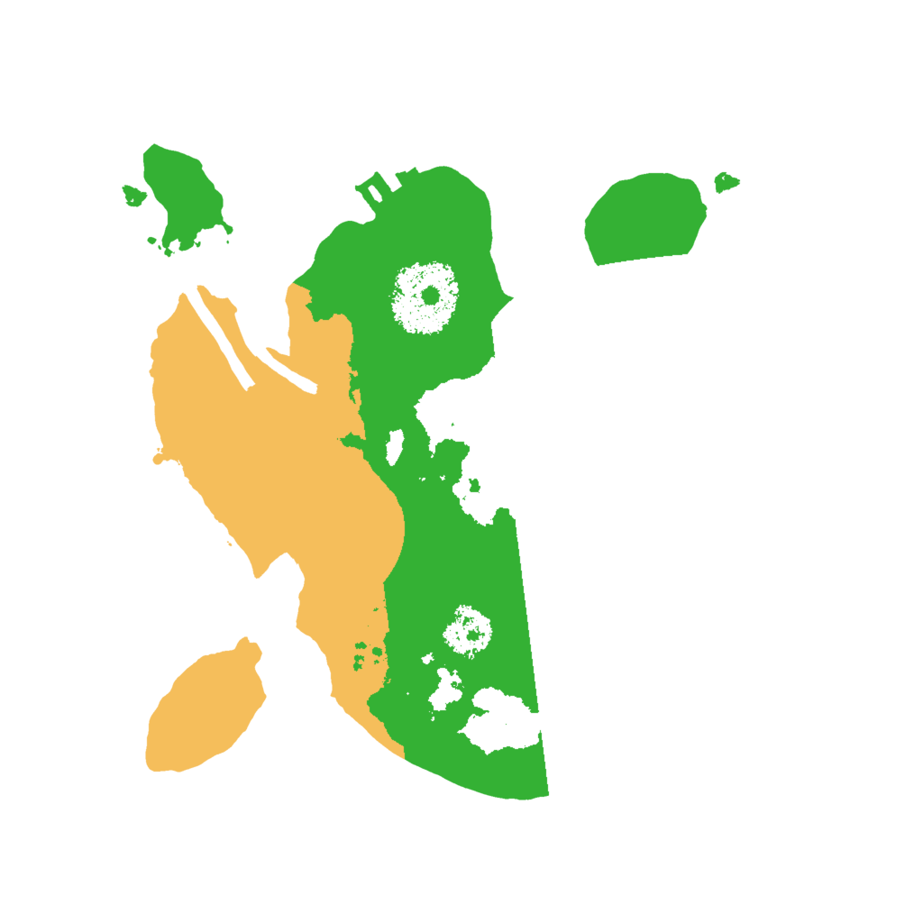 Biome Rust Map: Procedural Map, Size: 2000, Seed: 438753906