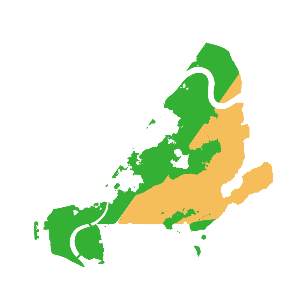 Biome Rust Map: Procedural Map, Size: 2500, Seed: 172496123