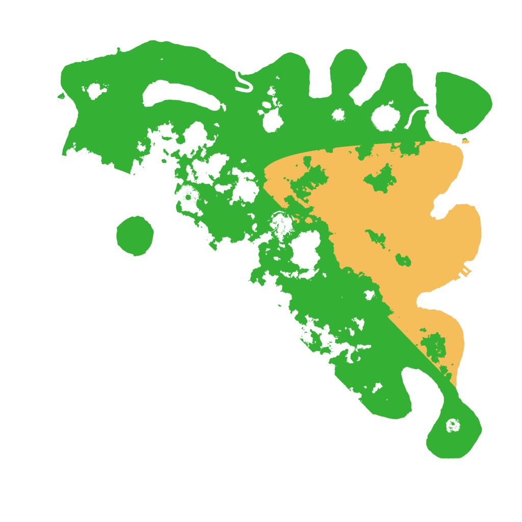 Biome Rust Map: Procedural Map, Size: 3800, Seed: 70722