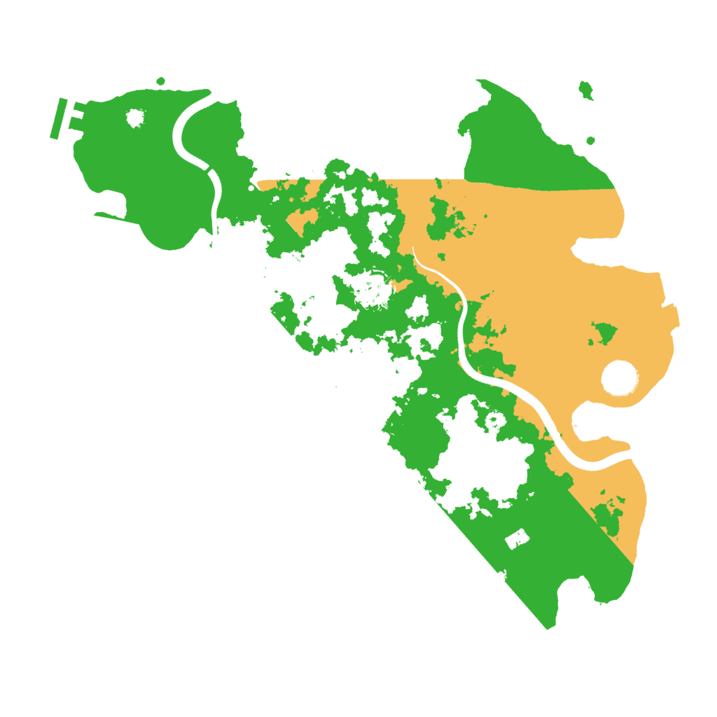 Biome Rust Map: Procedural Map, Size: 3500, Seed: 1419199034