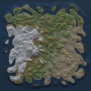 Thumbnail Rust Map: Procedural Map, Size: 5000, Seed: 1661978735, 20 Monuments