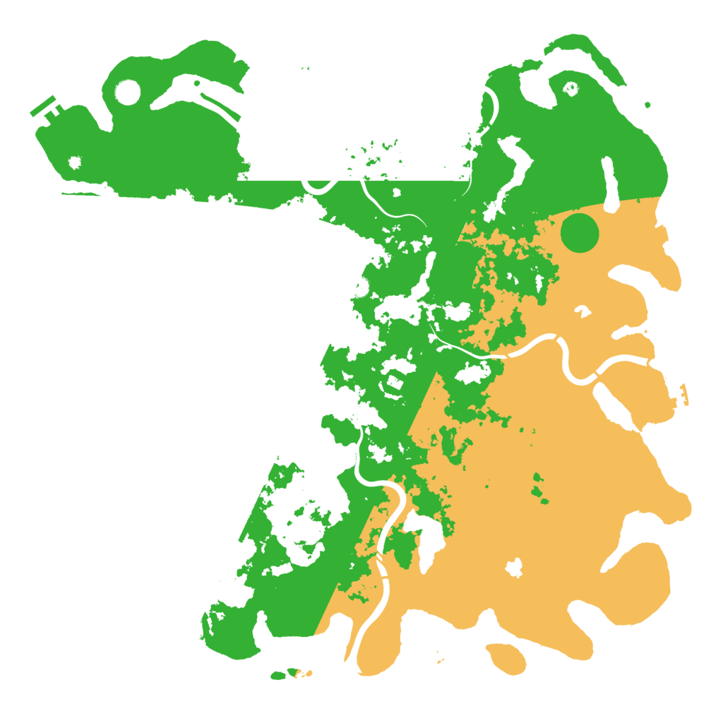 Biome Rust Map: Procedural Map, Size: 5000, Seed: 1661978735