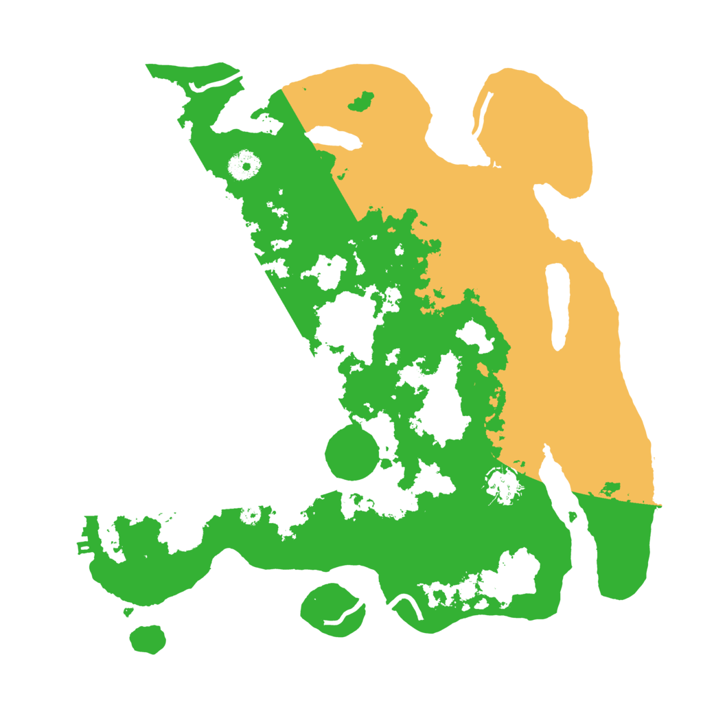 Biome Rust Map: Procedural Map, Size: 3500, Seed: 1810291184