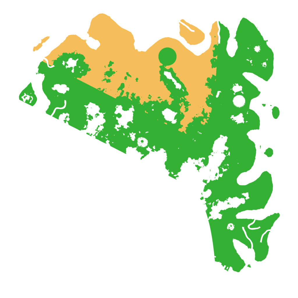 Biome Rust Map: Procedural Map, Size: 4350, Seed: 3121134