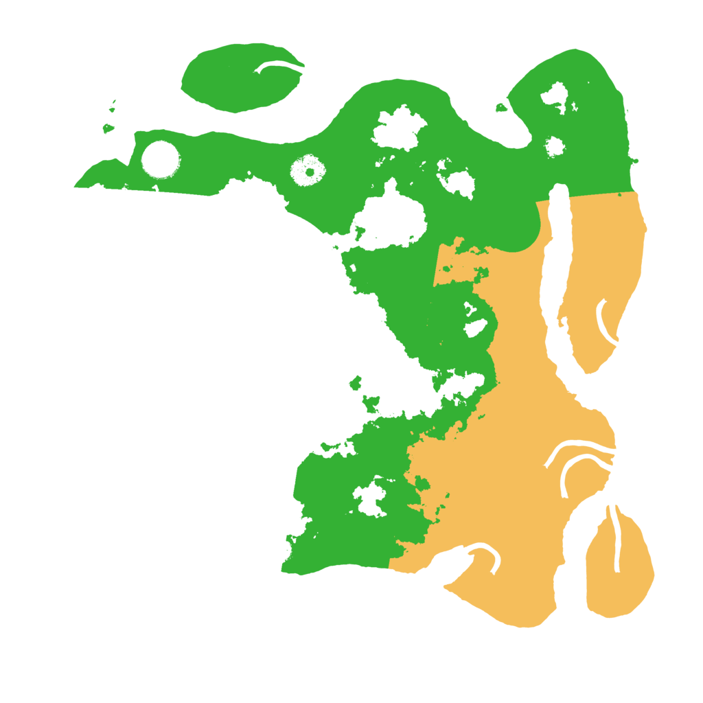 Biome Rust Map: Procedural Map, Size: 3300, Seed: 872799441