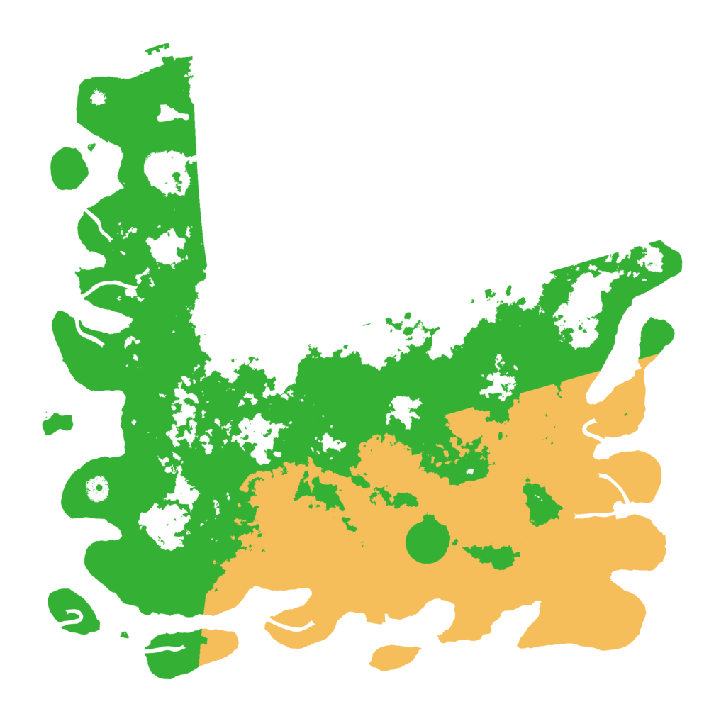 Biome Rust Map: Procedural Map, Size: 4500, Seed: 268331722