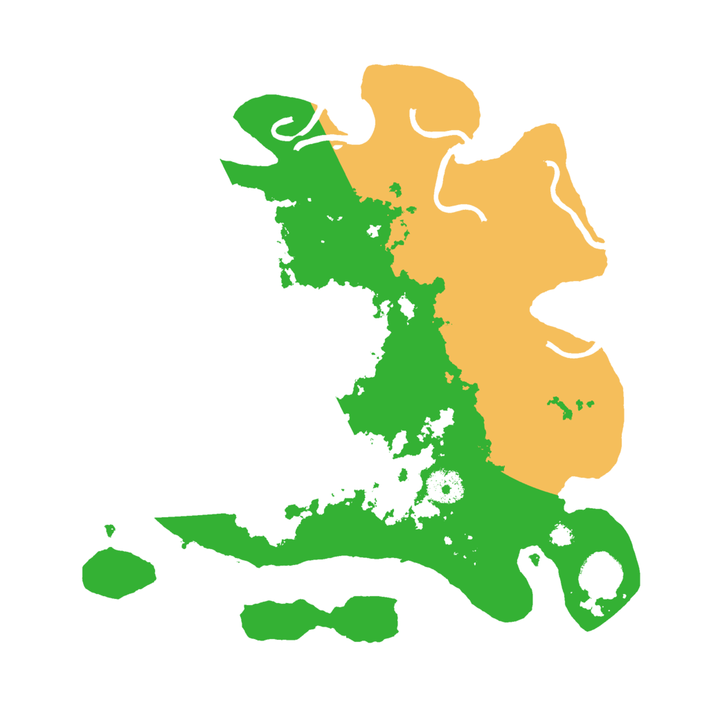 Biome Rust Map: Procedural Map, Size: 3000, Seed: 6974503