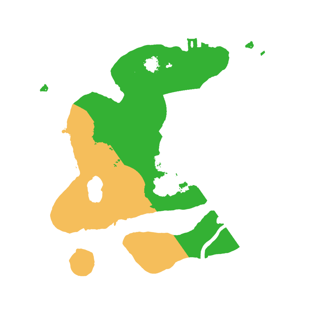 Biome Rust Map: Procedural Map, Size: 2000, Seed: 27082