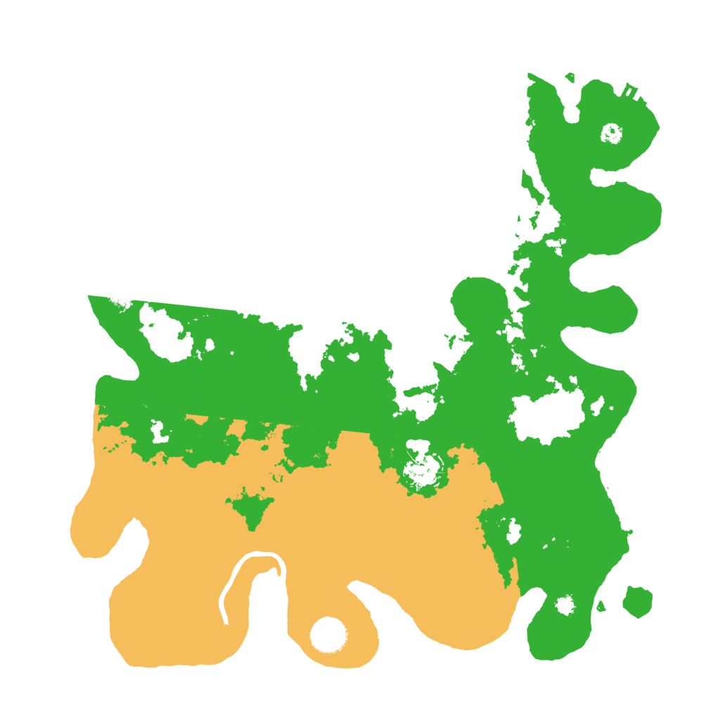 Biome Rust Map: Procedural Map, Size: 3500, Seed: 1101353278