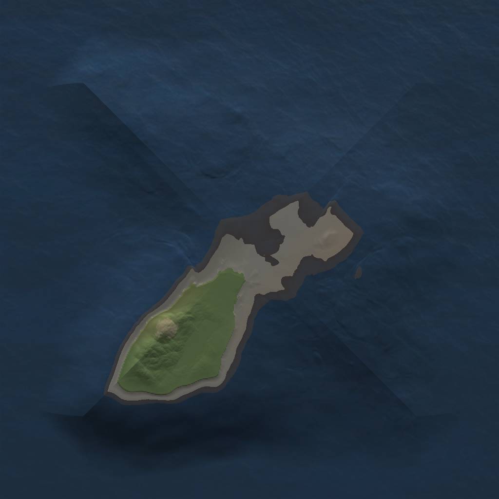 Rust Map: Barren, Size: 1000, Seed: 68784985, 2 Monuments