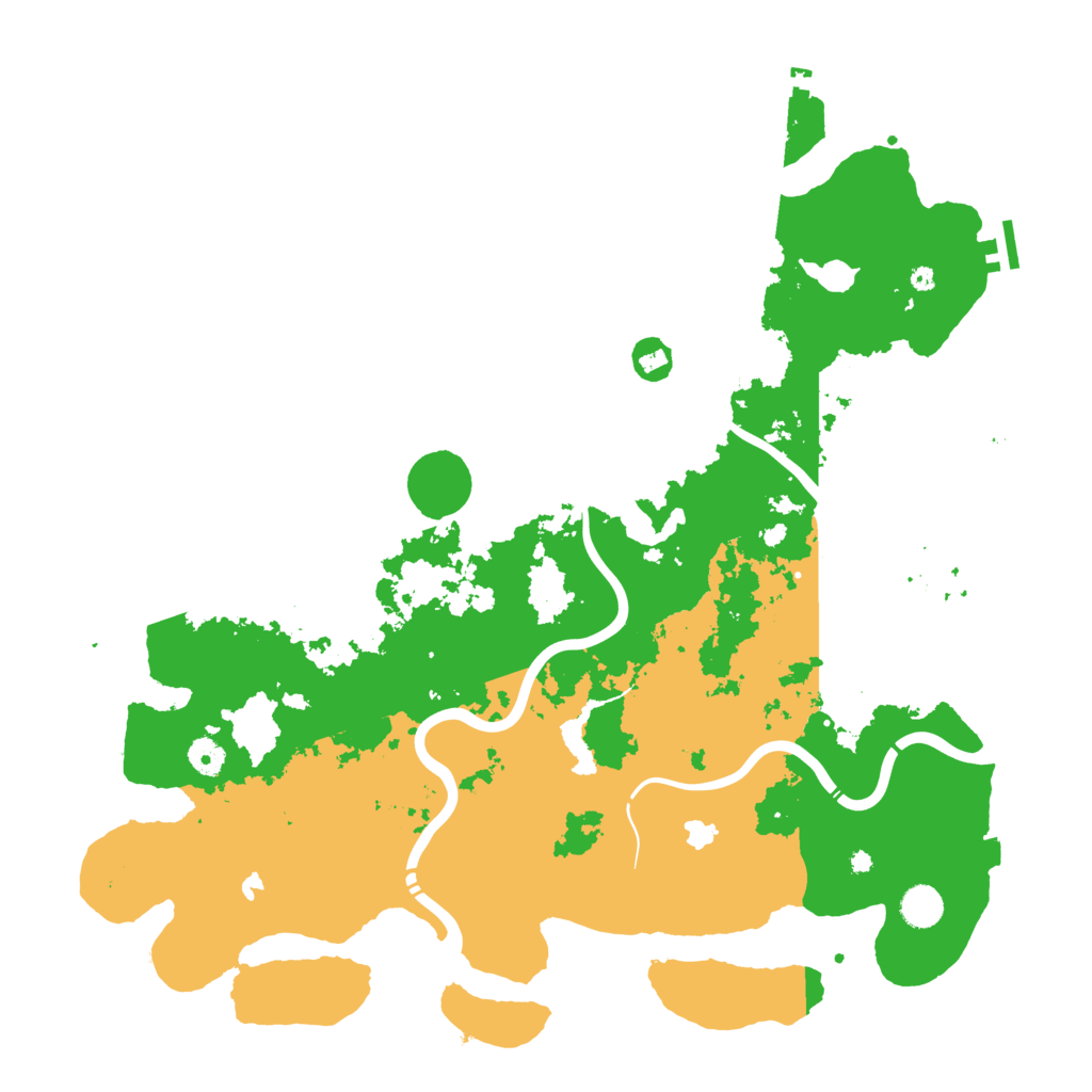 Biome Rust Map: Procedural Map, Size: 4500, Seed: 1757849314