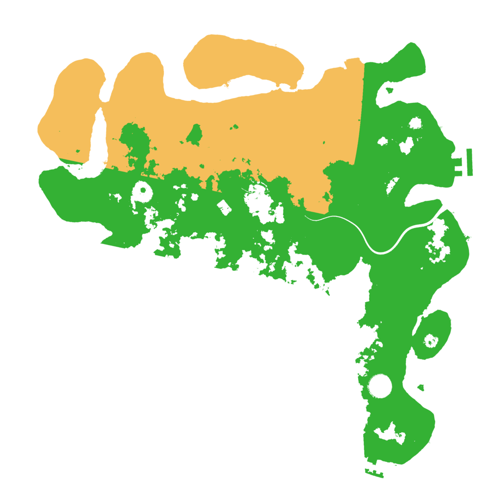 Biome Rust Map: Procedural Map, Size: 3700, Seed: 1153715646
