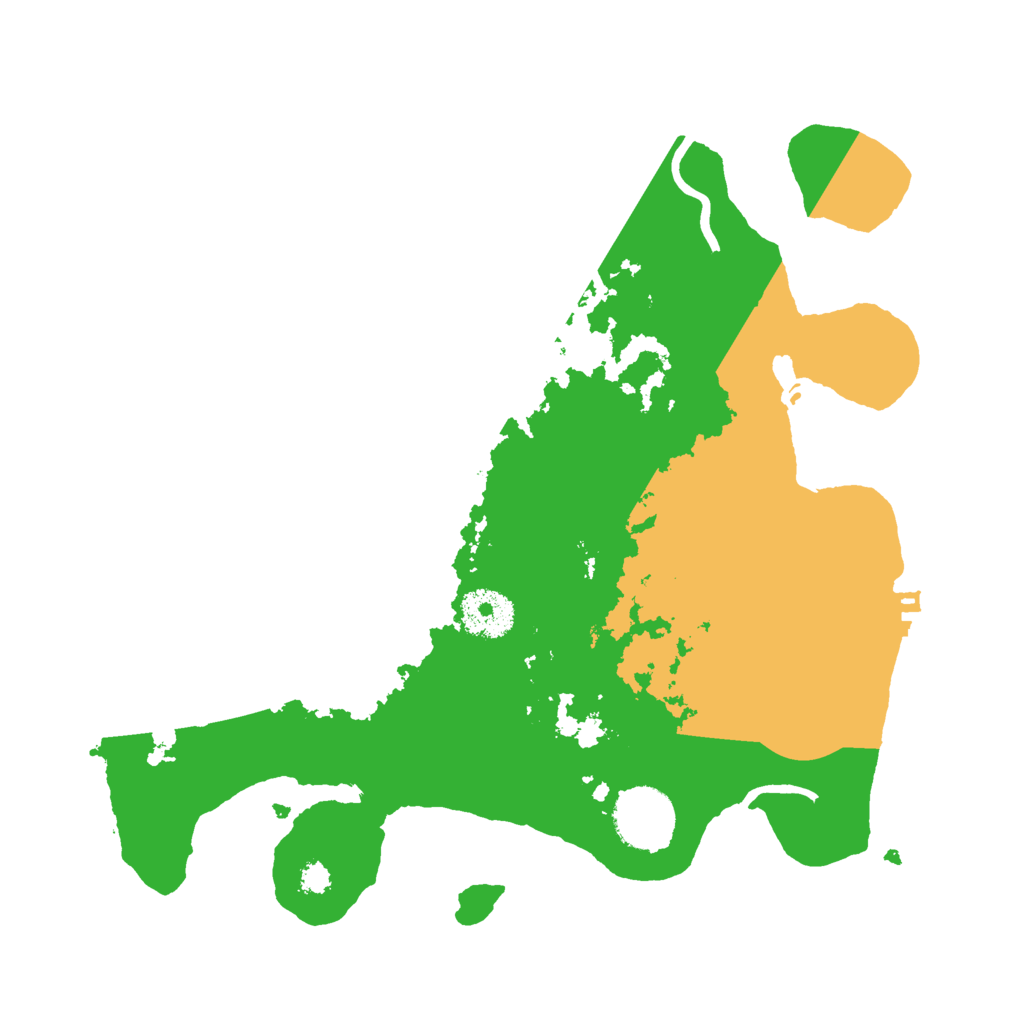 Biome Rust Map: Procedural Map, Size: 3000, Seed: 916942561