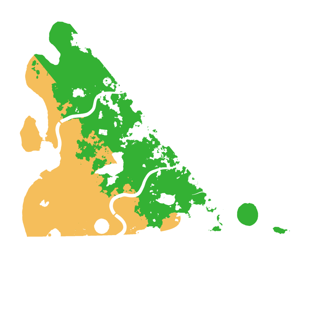 Biome Rust Map: Procedural Map, Size: 4000, Seed: 702319097