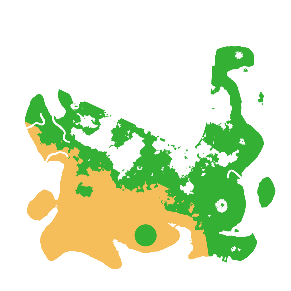 Biome Rust Map: Procedural Map, Size: 3500, Seed: 1329156988