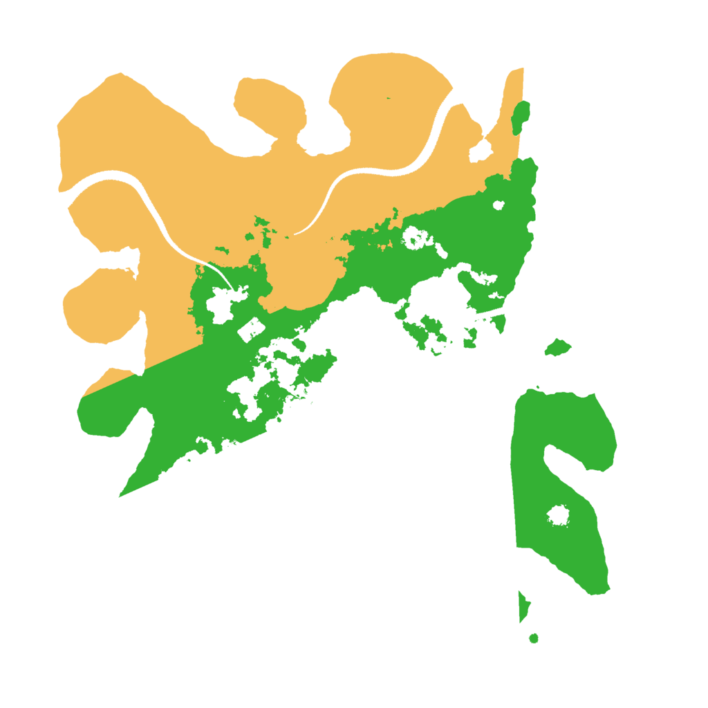 Biome Rust Map: Procedural Map, Size: 3000, Seed: 93496
