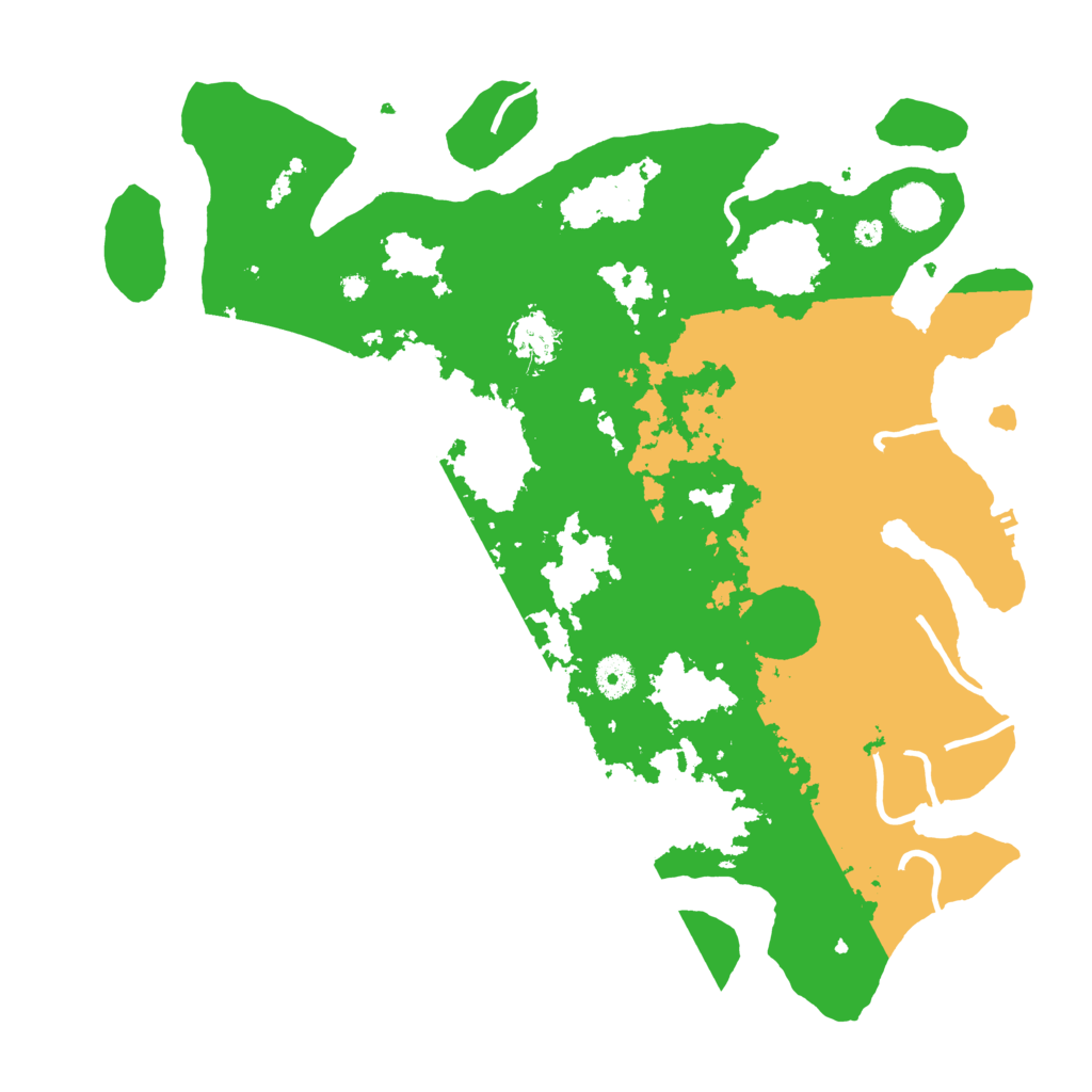 Biome Rust Map: Procedural Map, Size: 4000, Seed: 33333