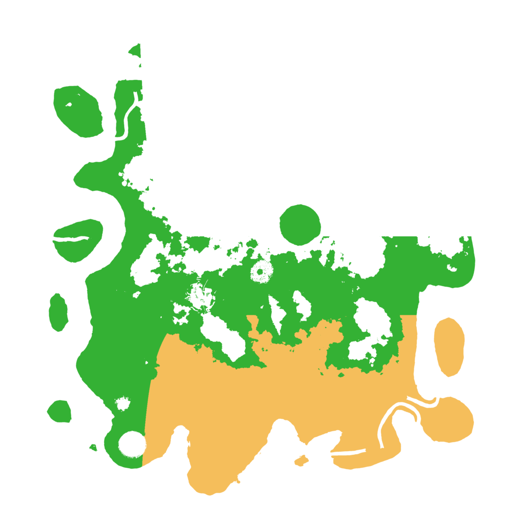 Biome Rust Map: Procedural Map, Size: 3500, Seed: 53421233