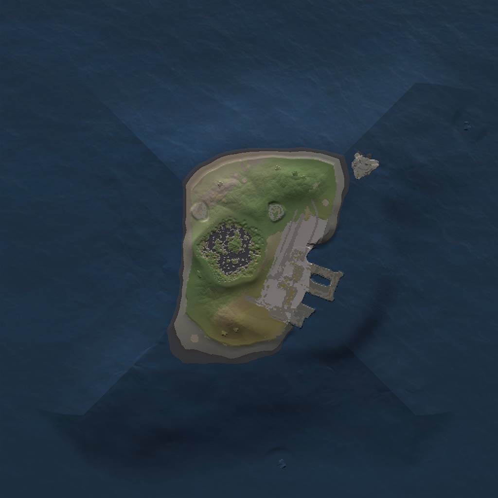 Rust Map: Procedural Map, Size: 1000, Seed: 805947877, 4 Monuments