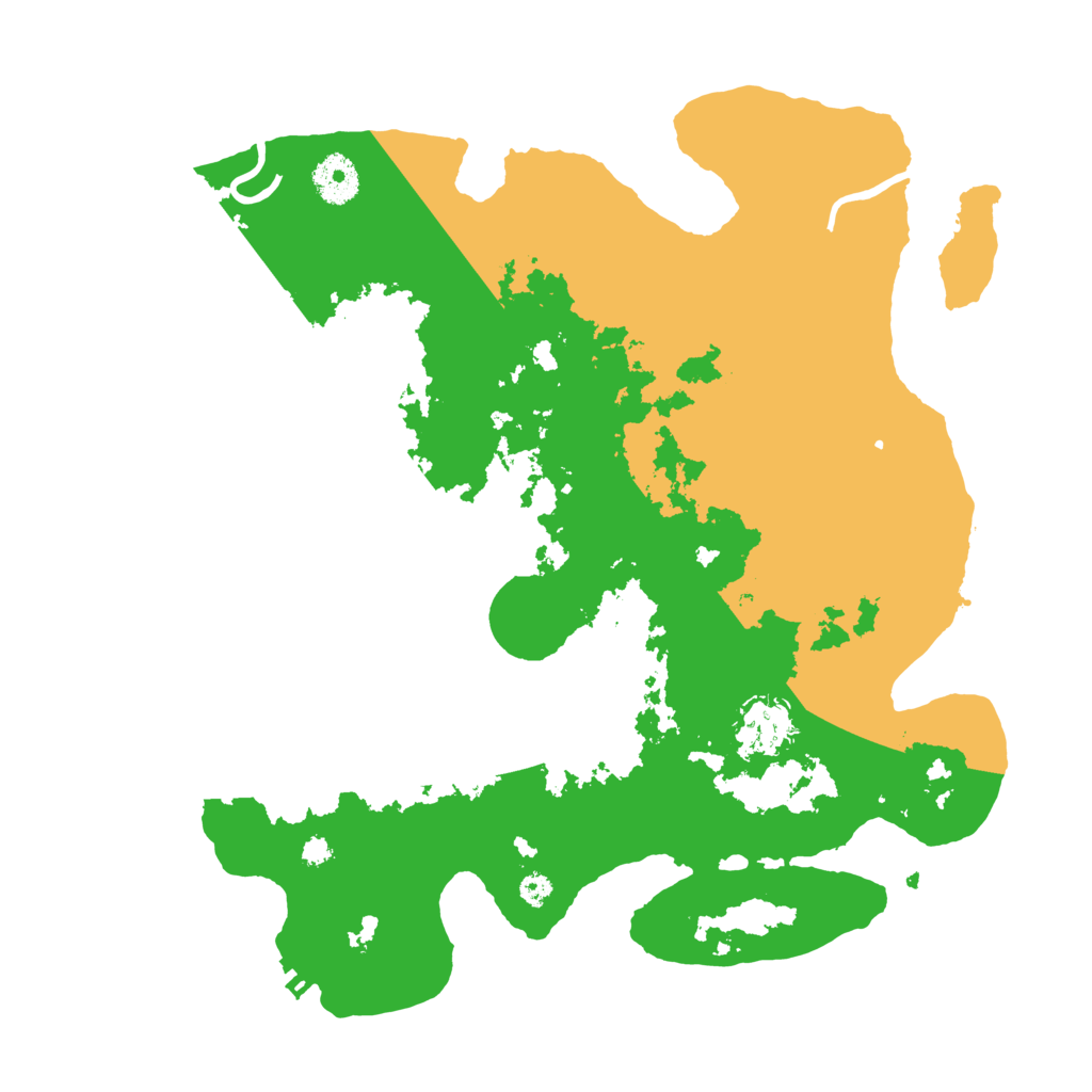 Biome Rust Map: Procedural Map, Size: 3500, Seed: 2057492986