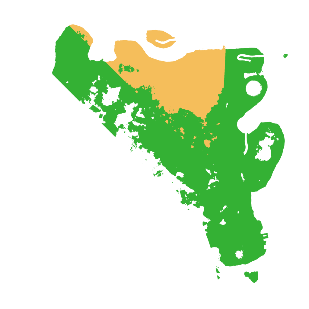 Biome Rust Map: Procedural Map, Size: 3500, Seed: 27130418