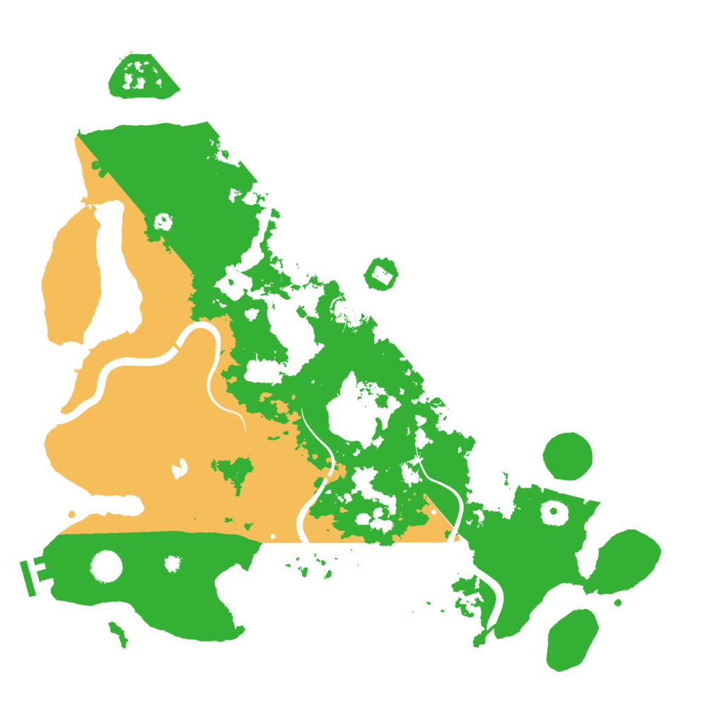 Biome Rust Map: Procedural Map, Size: 4020, Seed: 1234567890