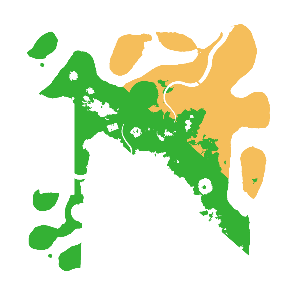Biome Rust Map: Procedural Map, Size: 3000, Seed: 5468219