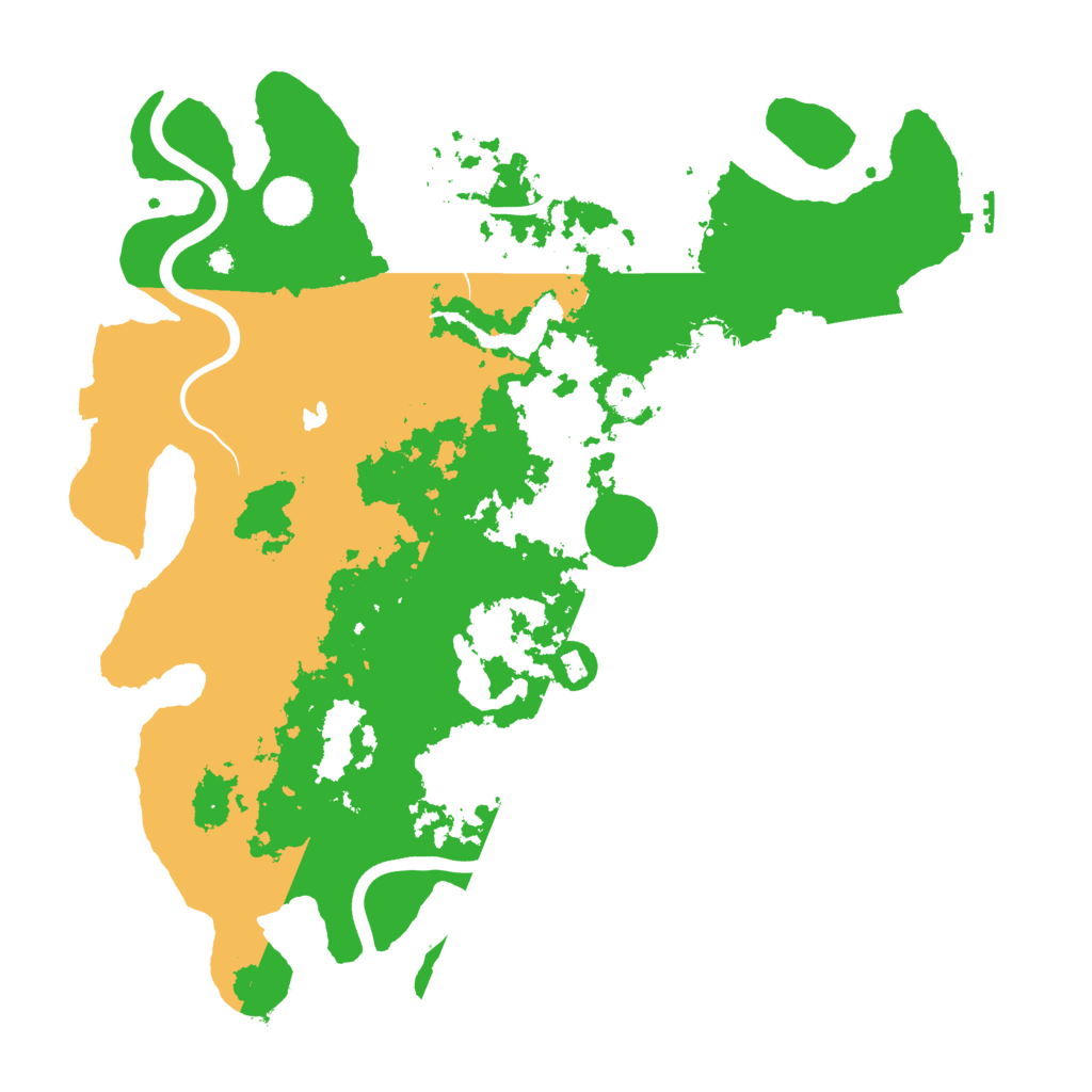 Biome Rust Map: Procedural Map, Size: 4000, Seed: 910911