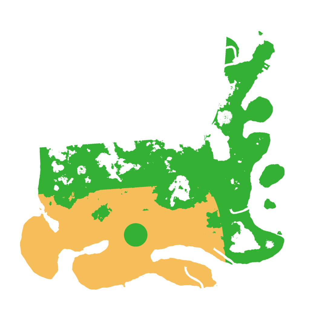 Biome Rust Map: Procedural Map, Size: 3500, Seed: 1439525667