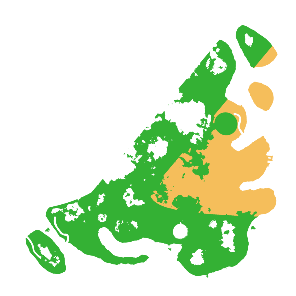 Biome Rust Map: Procedural Map, Size: 3500, Seed: 1782056524
