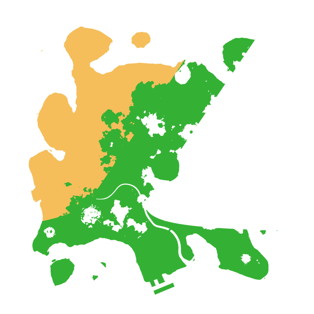 Biome Rust Map: Procedural Map, Size: 3000, Seed: 1696056997