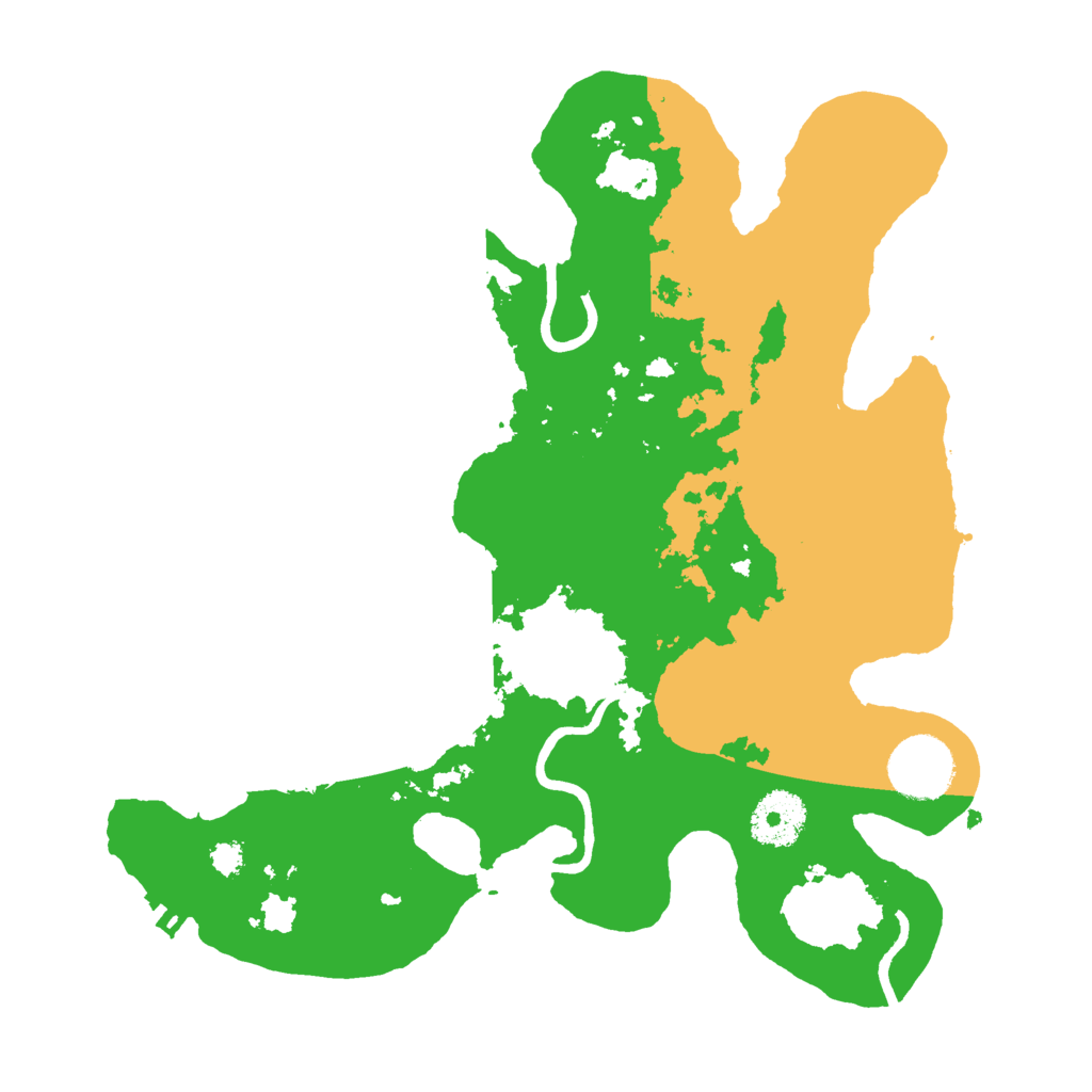Biome Rust Map: Procedural Map, Size: 3000, Seed: 4607