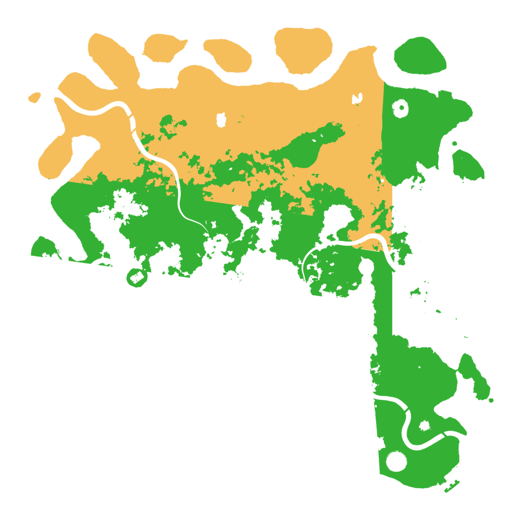 Biome Rust Map: Procedural Map, Size: 4500, Seed: 284992148