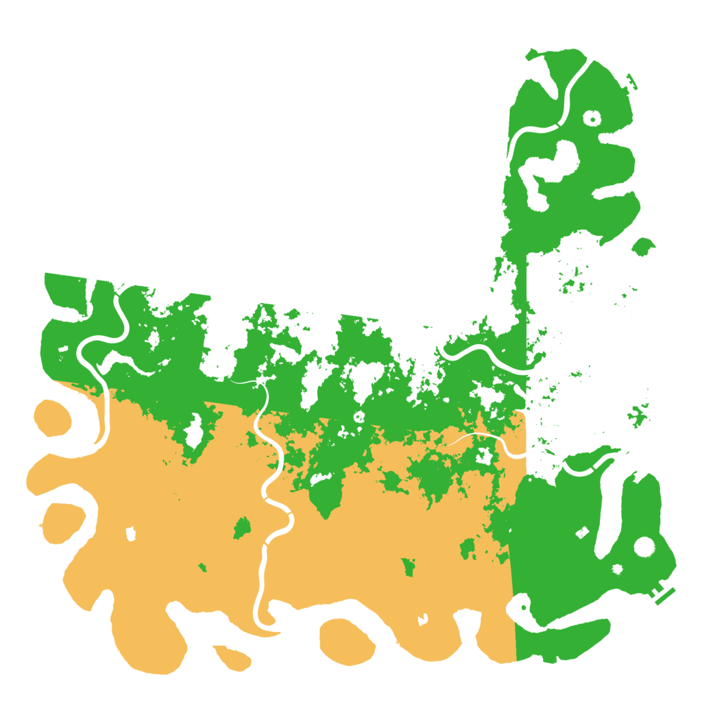 Biome Rust Map: Procedural Map, Size: 6000, Seed: 99914987