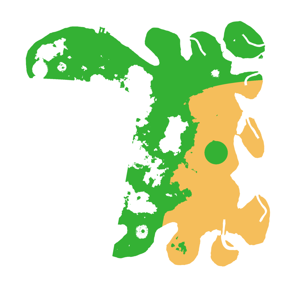 Biome Rust Map: Procedural Map, Size: 3333, Seed: 452034318