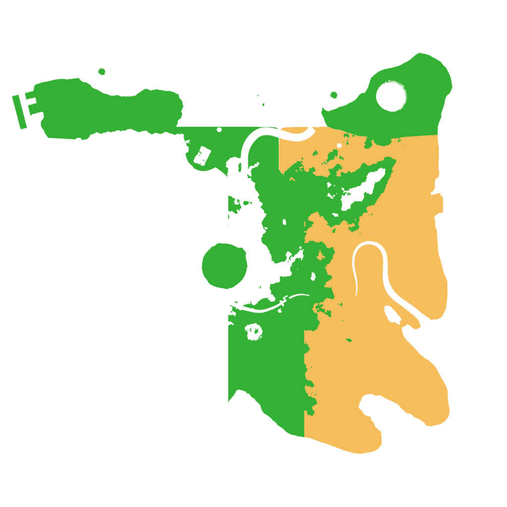 Biome Rust Map: Procedural Map, Size: 3000, Seed: 741168221
