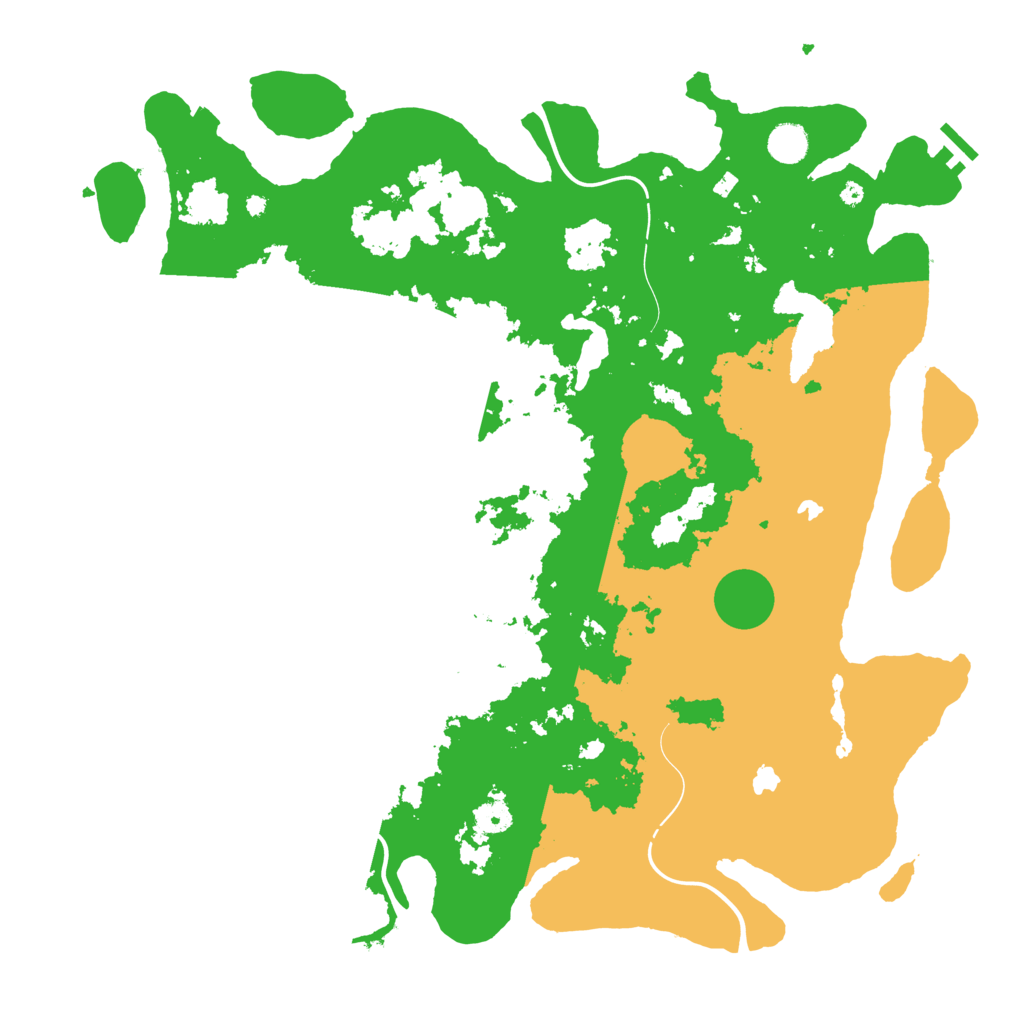 Biome Rust Map: Procedural Map, Size: 4500, Seed: 534131130