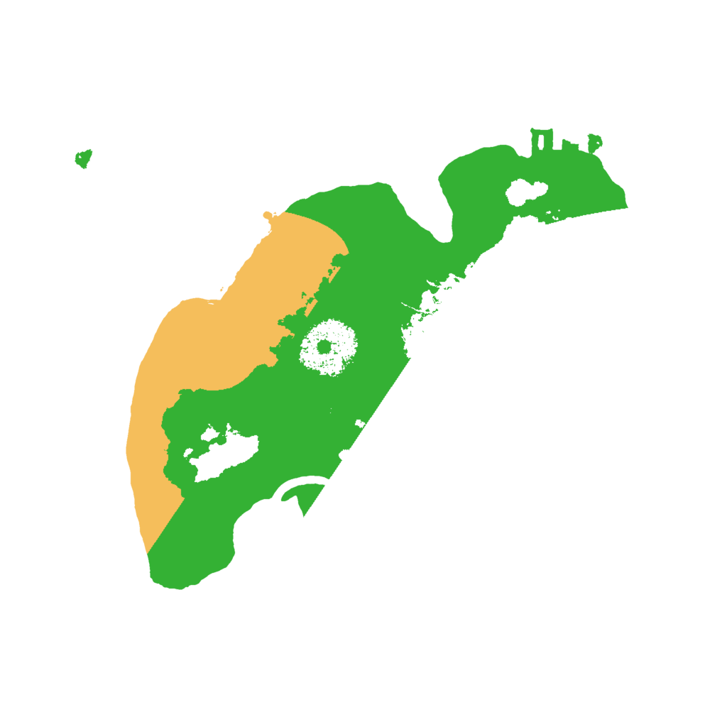 Biome Rust Map: Procedural Map, Size: 2000, Seed: 89486161