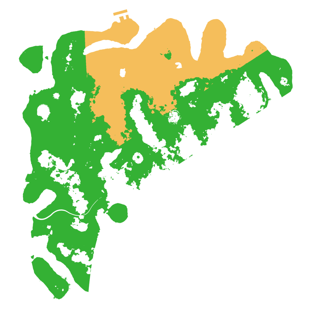 Biome Rust Map: Procedural Map, Size: 4500, Seed: 1656579335
