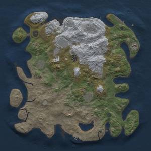 Thumbnail Rust Map: Procedural Map, Size: 3850, Seed: 637470545, 18 Monuments