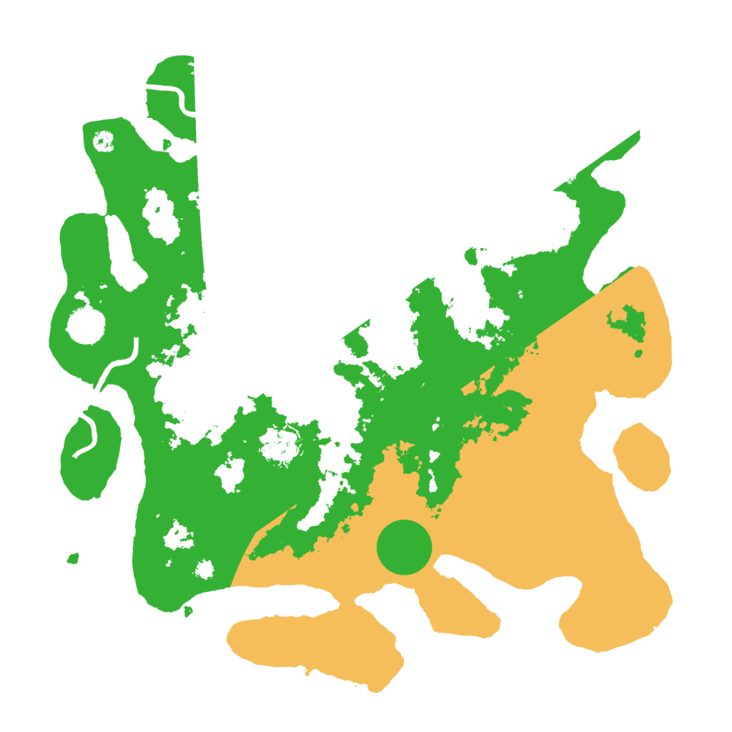 Biome Rust Map: Procedural Map, Size: 3500, Seed: 471204