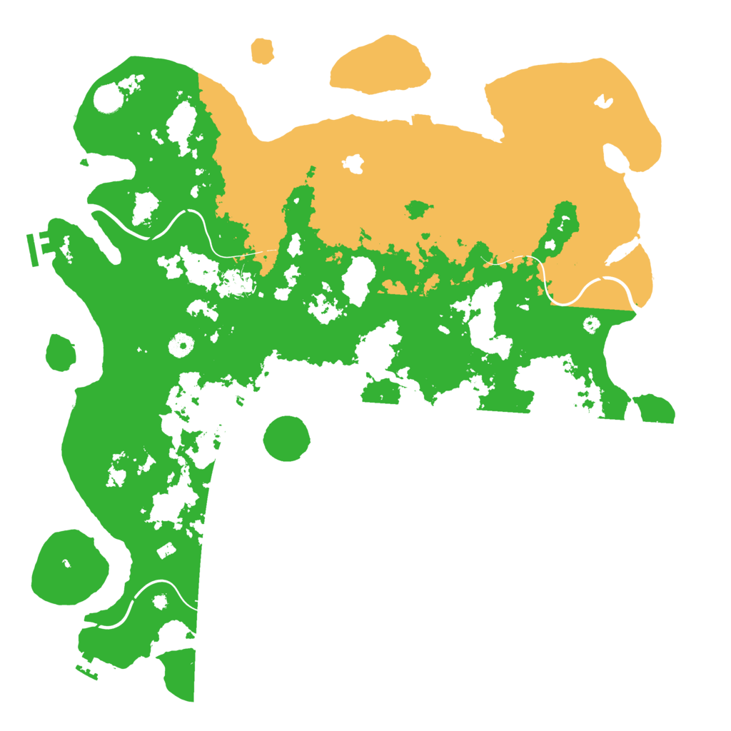 Biome Rust Map: Procedural Map, Size: 4500, Seed: 22027070