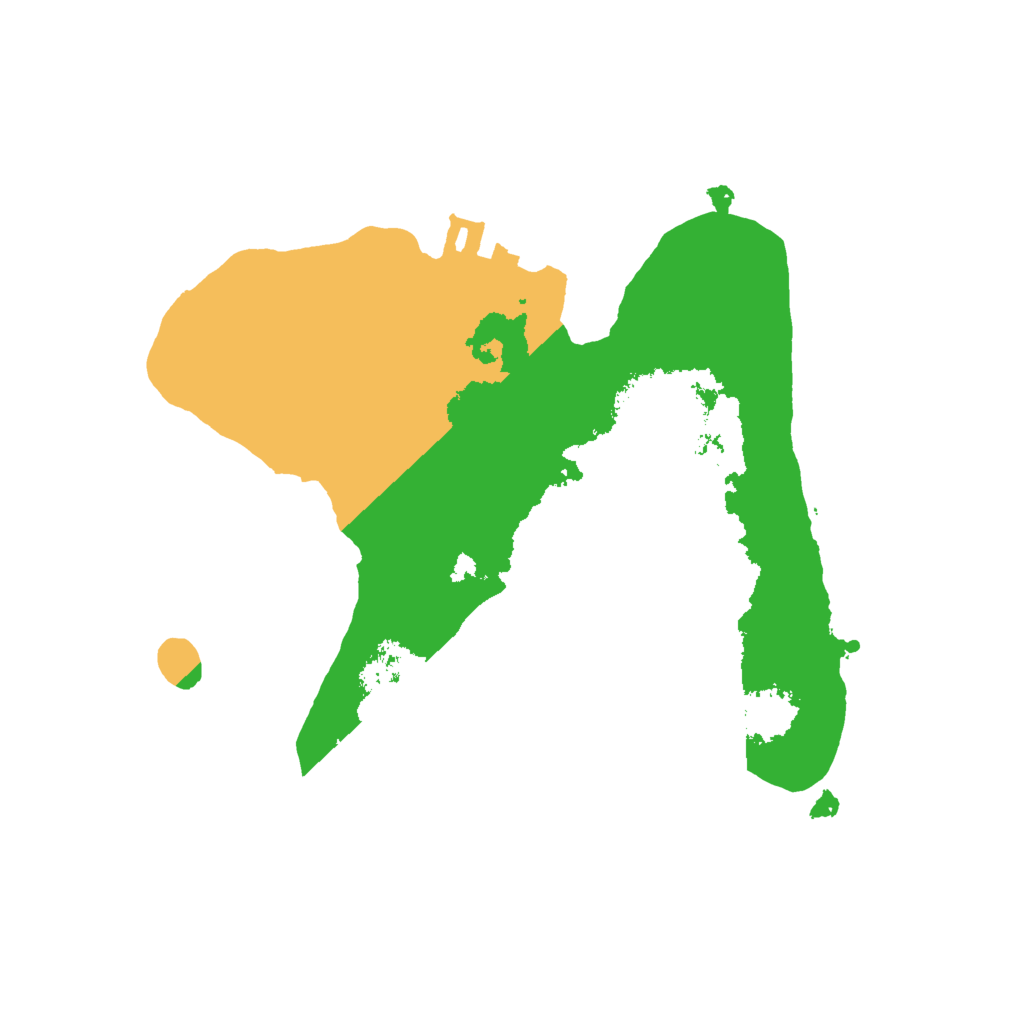 Biome Rust Map: Procedural Map, Size: 1750, Seed: 121234