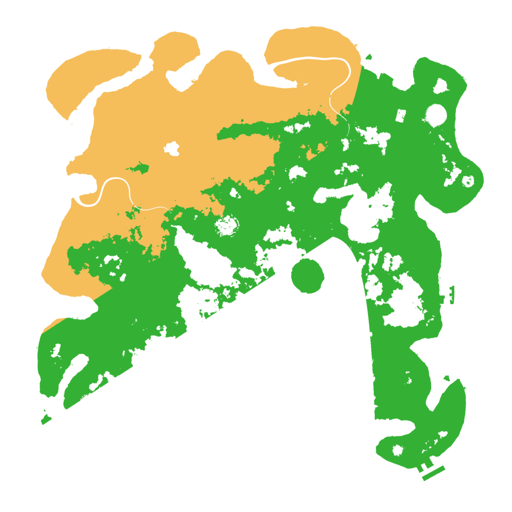 Biome Rust Map: Procedural Map, Size: 4250, Seed: 469353867