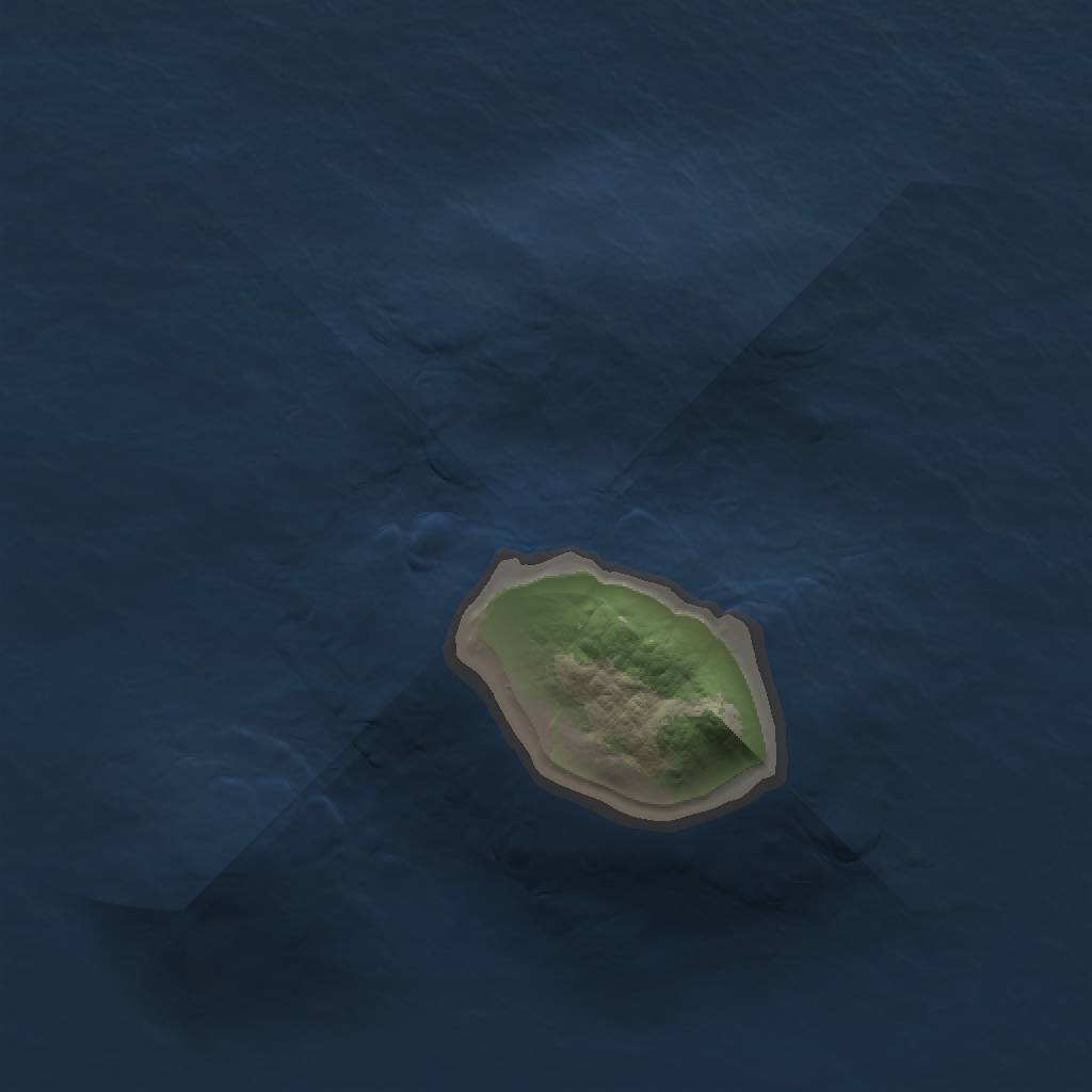 Rust Map: Barren, Size: 1000, Seed: 521158874, 2 Monuments