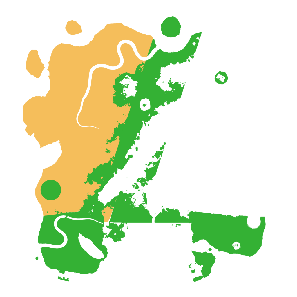 Biome Rust Map: Procedural Map, Size: 3850, Seed: 243670866