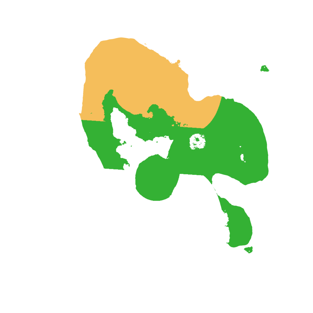 Biome Rust Map: Procedural Map, Size: 2000, Seed: 177197700