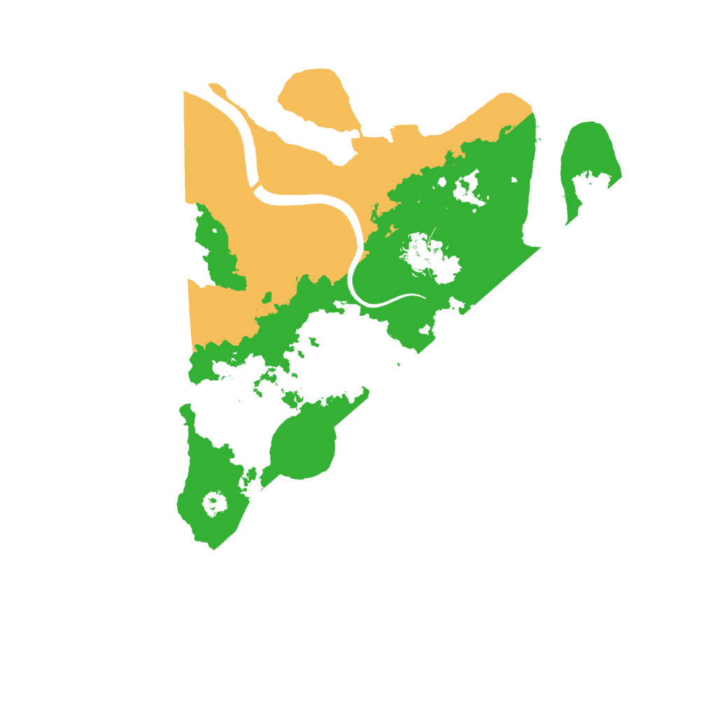 Biome Rust Map: Procedural Map, Size: 3000, Seed: 2014467933