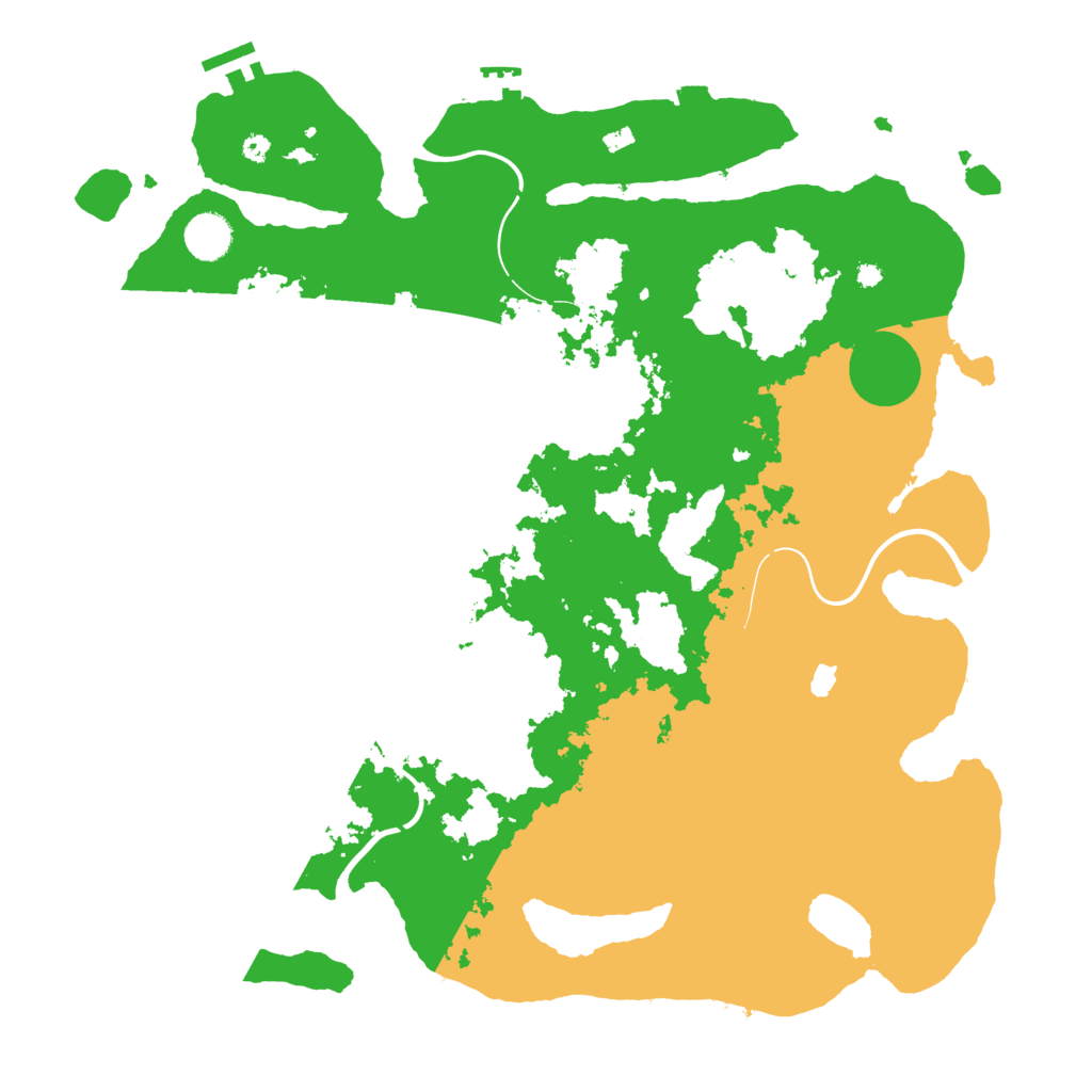 Biome Rust Map: Procedural Map, Size: 4050, Seed: 1534156486