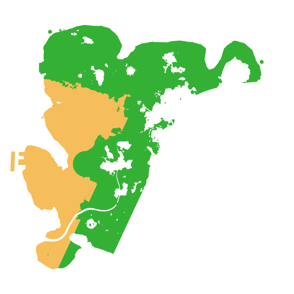 Biome Rust Map: Procedural Map, Size: 3000, Seed: 15942